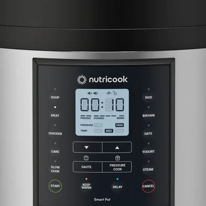 Nutricook 9-in-1 Smart Pot 2 Plus Electric Pressure Cooker 9.5L 1500W, Large Capacity Digital Multi Cooker | NC-SP210L