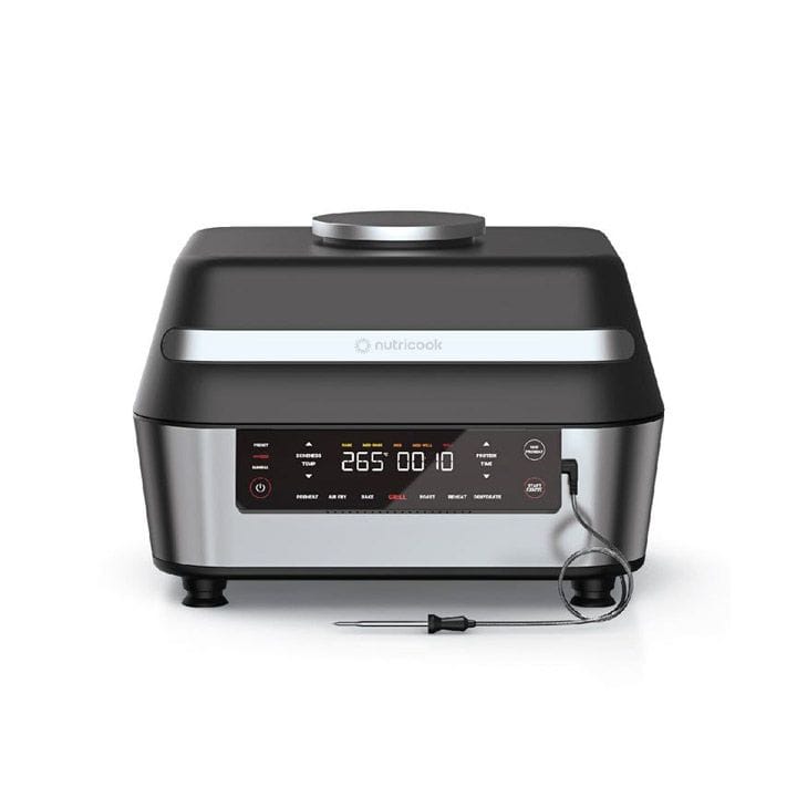 Nutricook Smart Indoor Grill & Air Fryer XL 8.5L, Large Capacity Digital Air Fryer Grill for Healthy Oil-Free Cooking | NC-AFG960