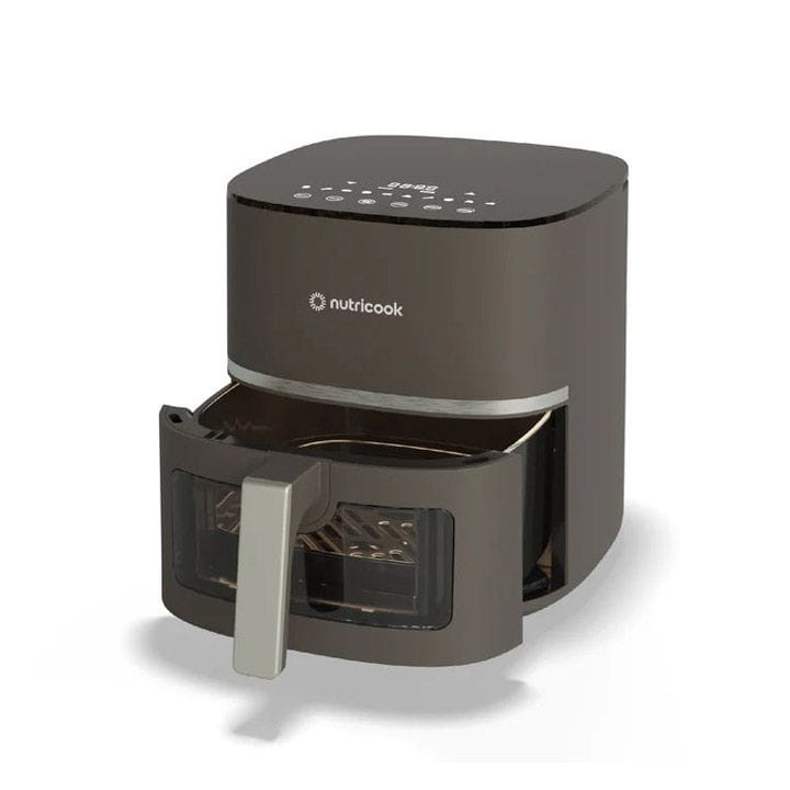 Nutricook Air Fryer Essentials Vision Digital Air Fryer – Rapid Hot Air Technology, Touch Control Panel, Healthy Oil-Free Cooking | NC-AFE152V