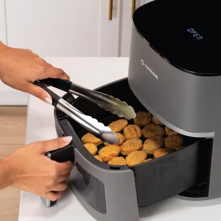 Nutricook Air Fryer Essentials Vision Digital Air Fryer – Rapid Hot Air Technology, Touch Control Panel, Healthy Oil-Free Cooking | NC-AFE152V