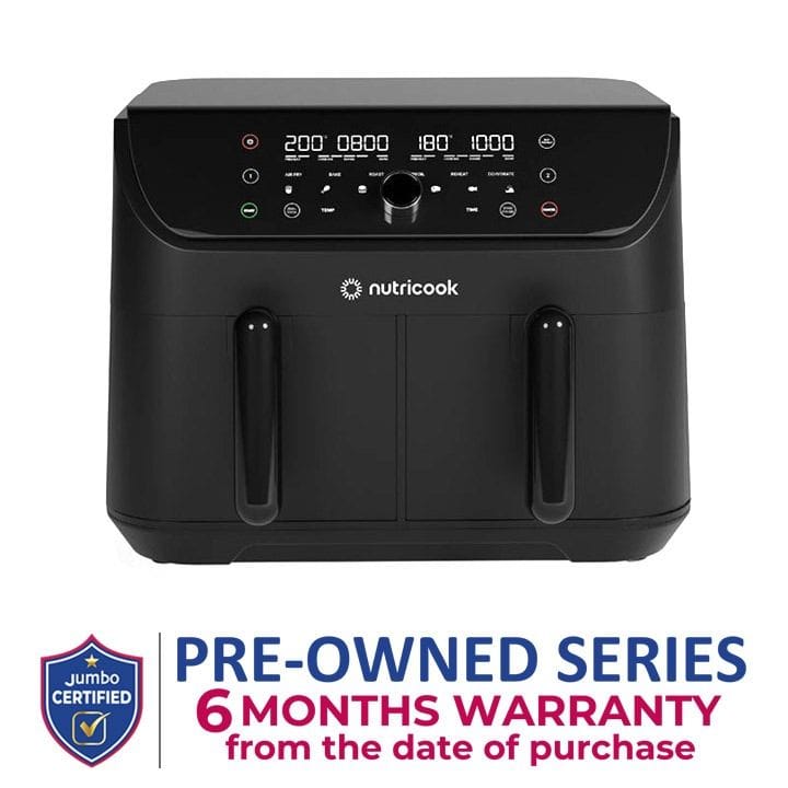 نوتريكوك مقلاة هوائية 8.5 لتر ديو 2 بدون رؤية | NC-AFD185