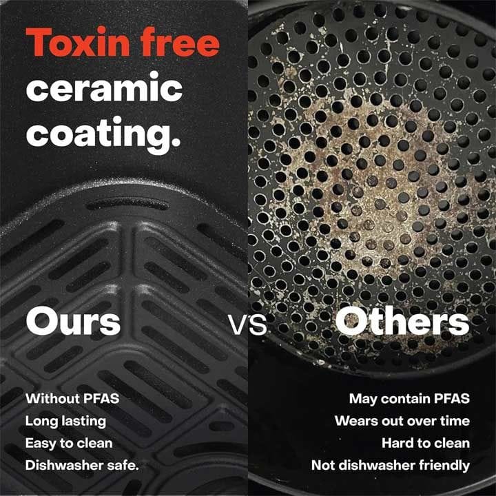 مقلاة هوائية نيوتريكوك سلم – السعة ٧٫٦ لتر | NC-AFS200