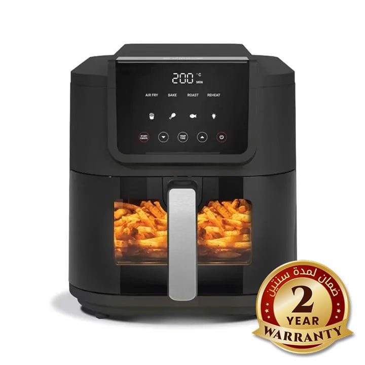 Nutricook 5L Air Fryer Slim – Space-Saving Slim Body Design, Rapid Hot Air Technology, Healthy Oil-Free Cooking for Families | NC-AFS100
