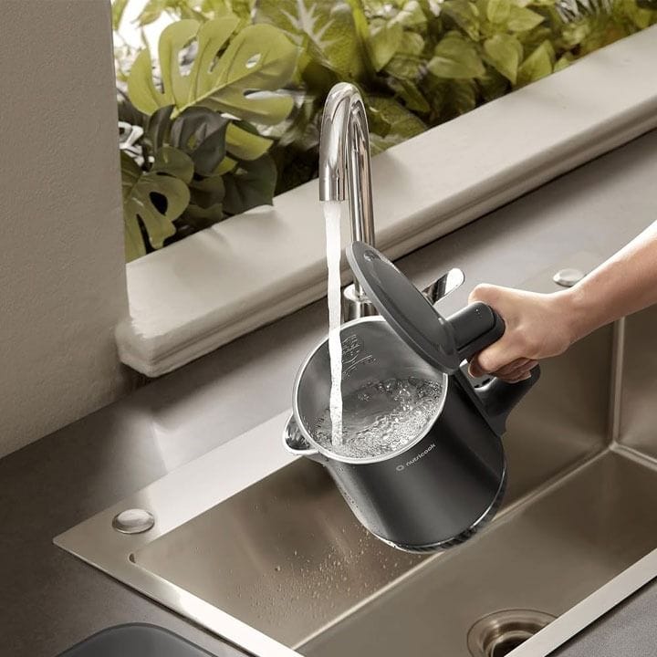 Nutricook 1.7L Stainless Steel Electric Kettle – Fast Boil Performance, Auto Shut-Off Safety, Durable Cordless Design | NC-USK501