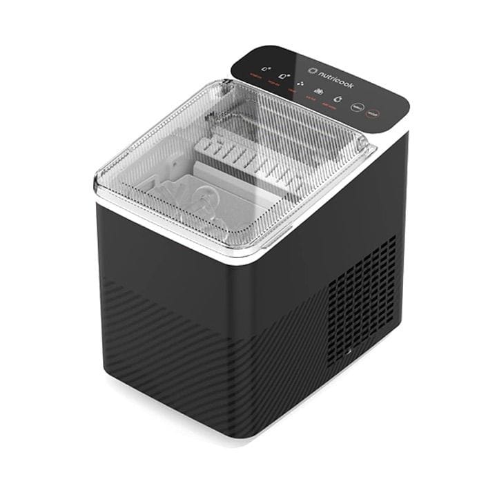 Nutricook Bullet Ice Maker – Fast Ice Production, Compact Countertop Design, Easy One-Touch Operation for Home Use - Black | NC-ICY510K