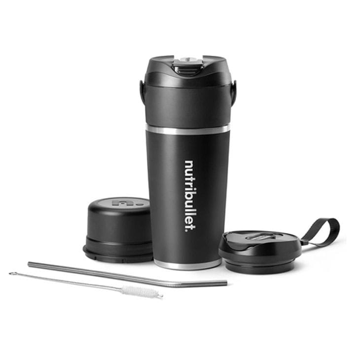 NutriBullet Flip Insulated Portable Blender – Rechargeable Smoothie Blender with Insulated Travel Cup,  NFP-590