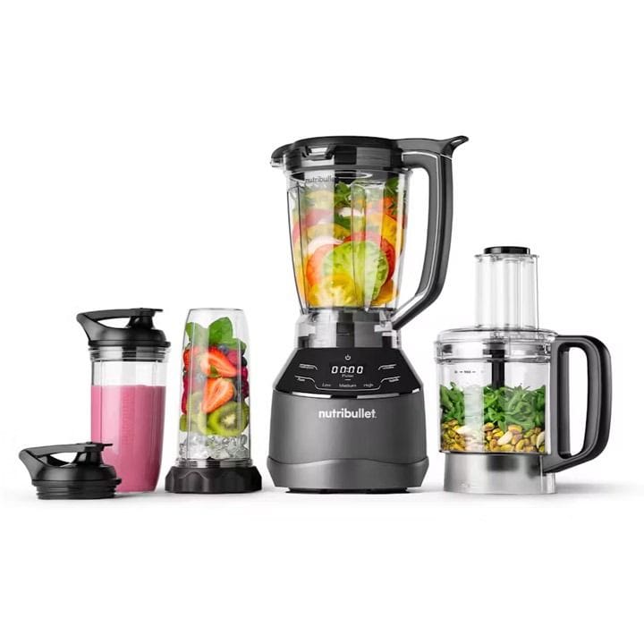 NutriBullet Smart Touch Blender 1500W – High Speed Countertop Blender with Touch Control for Smoothies & Ice Crushing,  NTS-1500