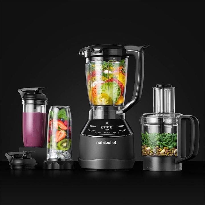 NutriBullet Smart Touch Blender 1500W – High Speed Countertop Blender with Touch Control for Smoothies & Ice Crushing,  NTS-1500