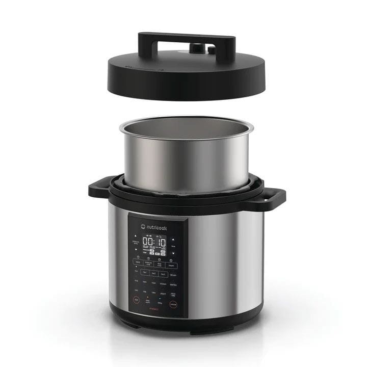 Nutricook Smart Pot 3 6L Electric Cooker – Multi-Function Pressure Cooking, Stainless Steel Inner Pot, Smart Preset Programs | NC-SP320
