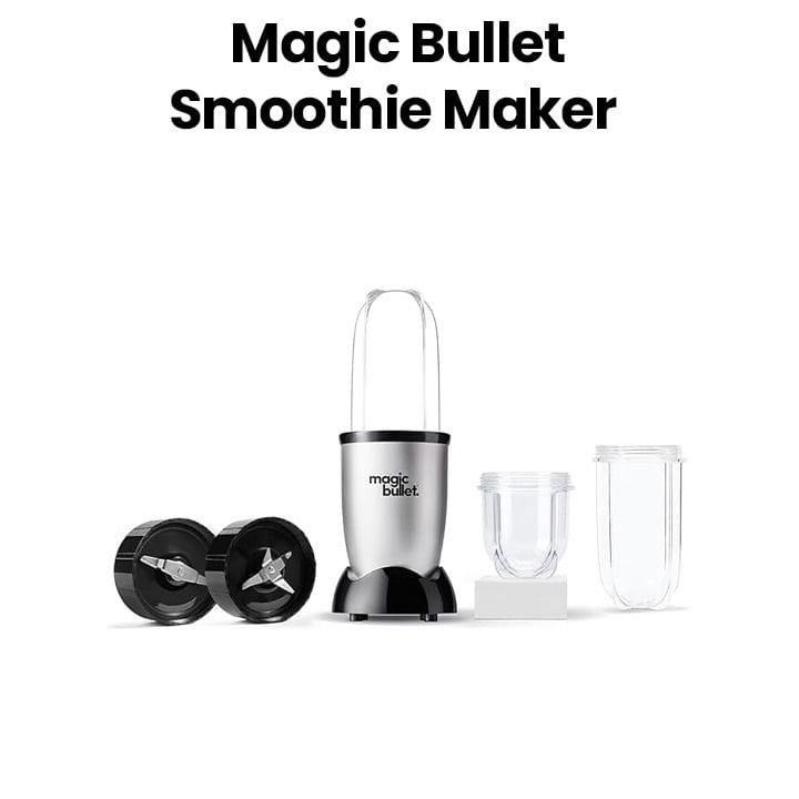 Magic Bullet Smoothie Maker 400W 7-Piece Set | Silver | MB4-0712