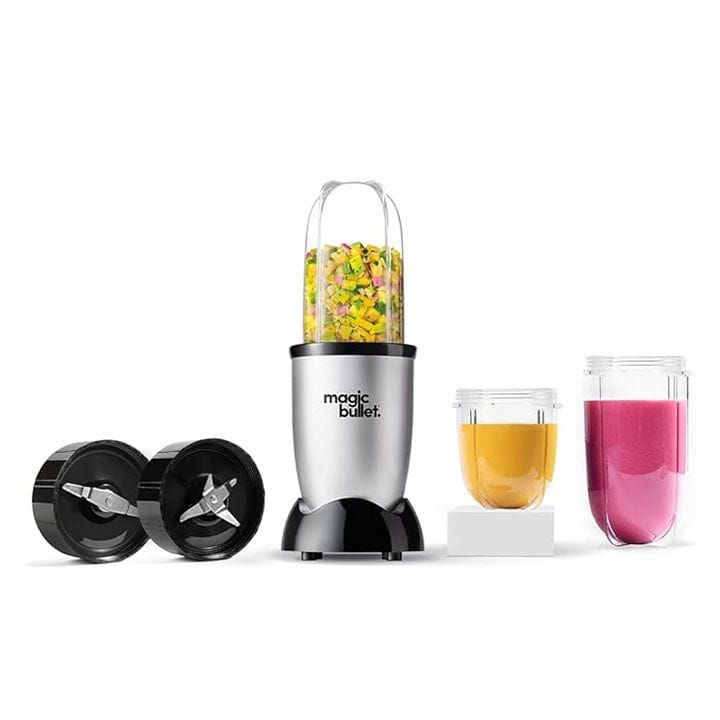 Magic Bullet Smoothie Maker 400W 7-Piece Set | Silver | MB4-0712