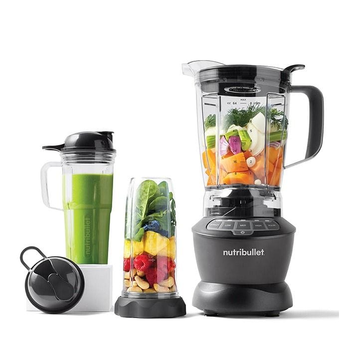 NutriBullet Blender Combo 1200W – Full Size High Speed Blender for Smoothies & Ice Crushing, Dark Grey,  NBC-1110DG
