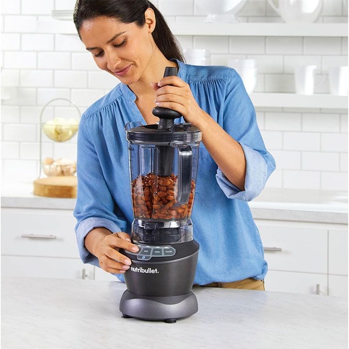 NutriBullet Blender Combo 1200W – Full Size High Speed Blender for Smoothies & Ice Crushing, Dark Grey,  NBC-1110DG