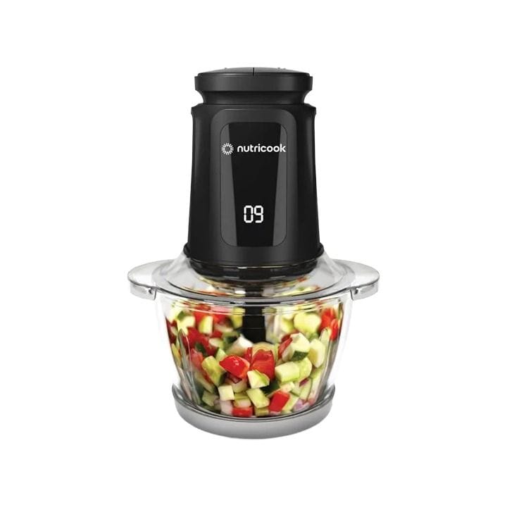 Nutricook 2-in-1 Tea Maker + Nutricook Electric Chopper 1.2L Glass Bowl - Tea & Toast Bundle (301006000000122 + 301006000000086)
