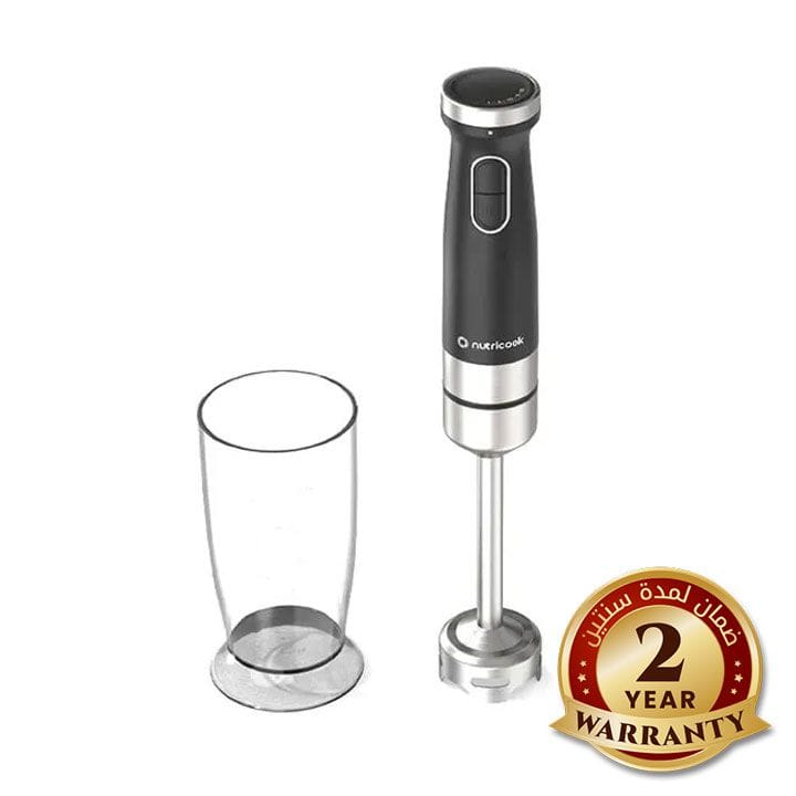 Nutricook Essentials Hand Blender 1200W – Powerful High-Torque Motor, Stainless Steel Blending Shaft, Smooth Everyday Food Prep | NC-HB150K