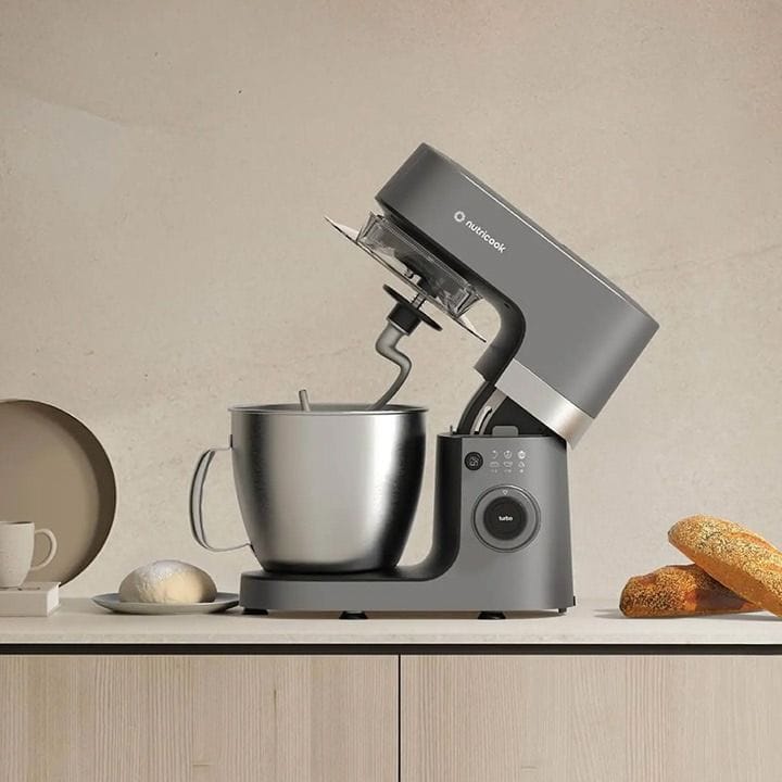 Nutricook Stand Mixer – Powerful Multi-Speed Mixing, Durable Stainless Steel Bowl, Versatile Baking & Dough Prep | NC-SM330