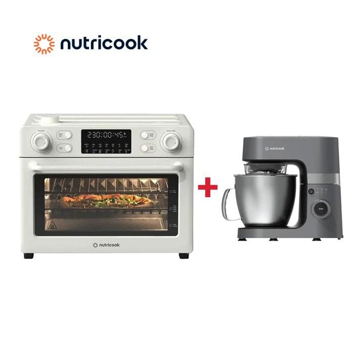 Nutricook Air Fryer Toaster Oven 30L + Nutricook Stand Mixer - Nutricook Bake & Blend Bundle (301006000000134 + 301006000000125)