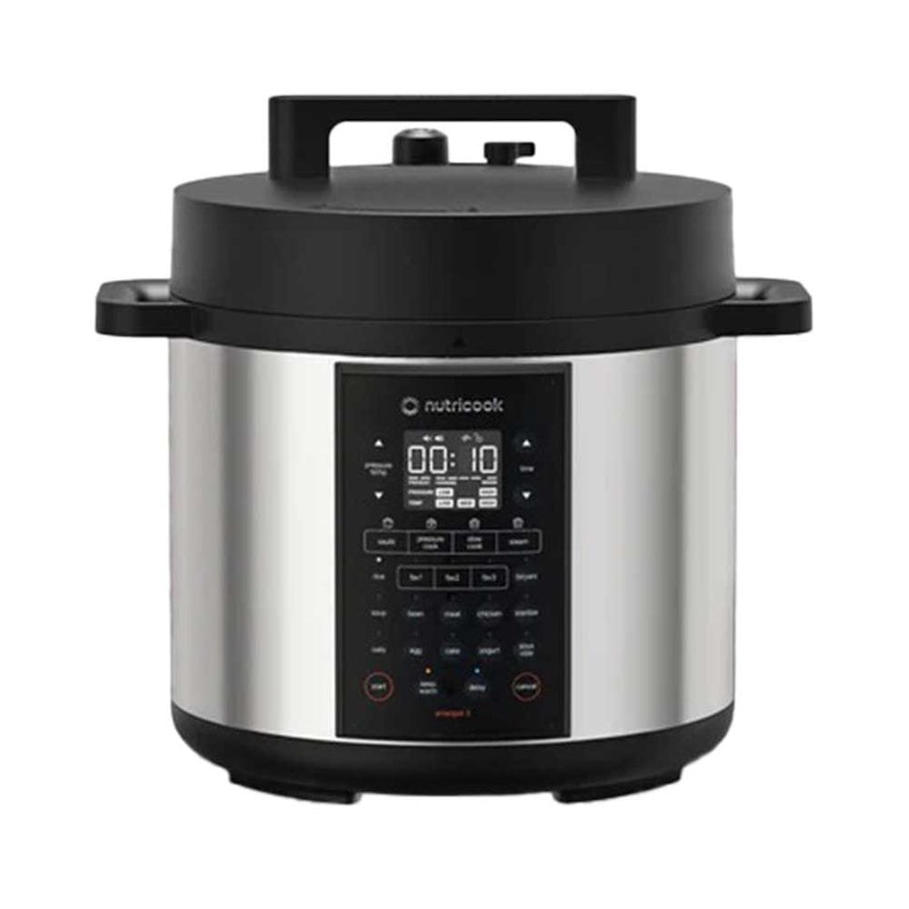 Nutricook Smart Pot 3 Multi-Cooker 6L, Pressure Cooking, Air Frying, Slow Cook Function, One-Touch Presets & Smart Digital Control | Black - NC-SP320-ON