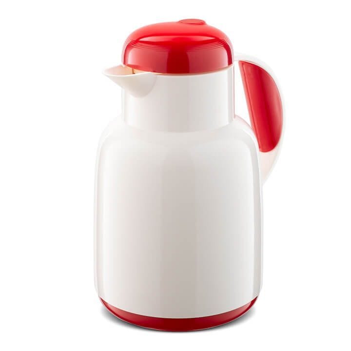 Rotpunkt 1 Ltr Vacuum Jug - White/Cayenne | R970