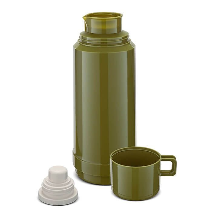 Rotpunkt 1 Ltr Vacuum Flask - Olive | R60-1