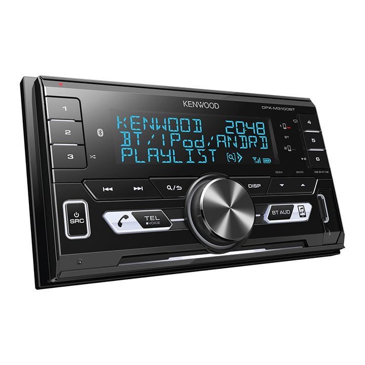 Kenwood 2DIN Digital Media Receiver with Built-in Bluetooth | DPX-M3100BT