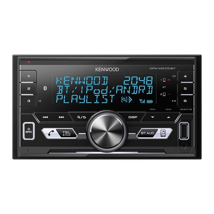 Kenwood 2DIN Digital Media Receiver with Built-in Bluetooth | DPX-M3100BT