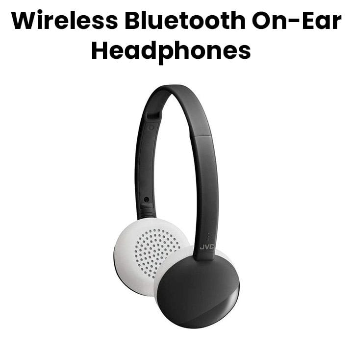 JVC Wireless Bluetooth On-Ear Headphones - Black | HA-S22W-B-UX