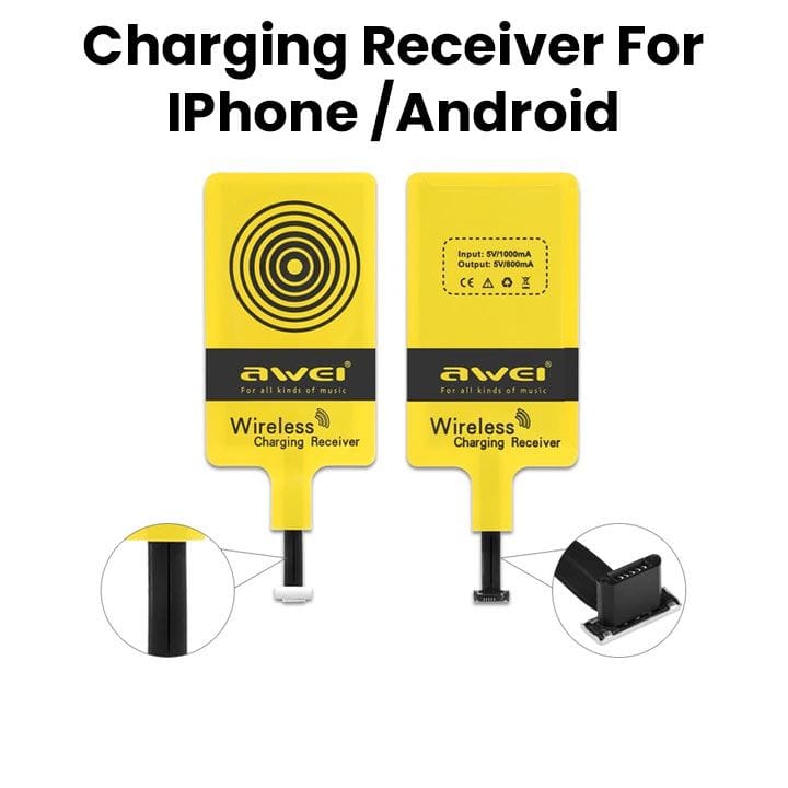Awei I6 S7 Wireless Charging Receiver For IPhone /Android