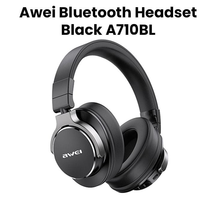 Awei Bluetooth Headset - Black | A710BL