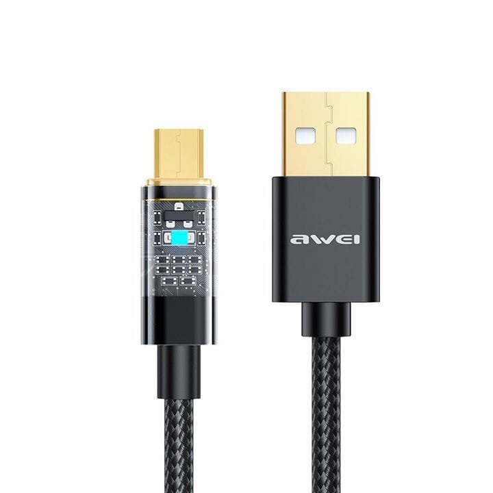 اوي كابل مايكرو USB سريع ذكي اسود CL-139M