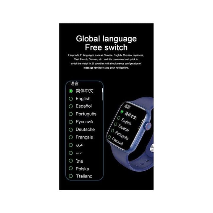 اوي ساعة ذكية رقمية مع ميزة الاتصال اسود H15