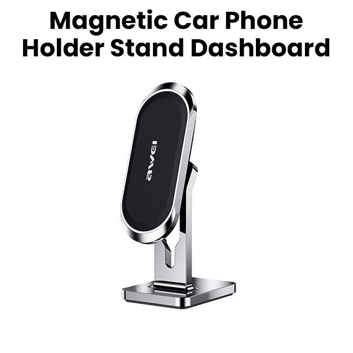 Awei Magnetic Universal Car Phone Holder - Silver | X19
