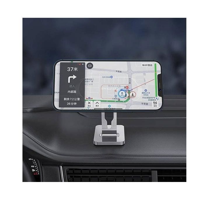 Awei Magnetic Universal Car Phone Holder - Silver | X19