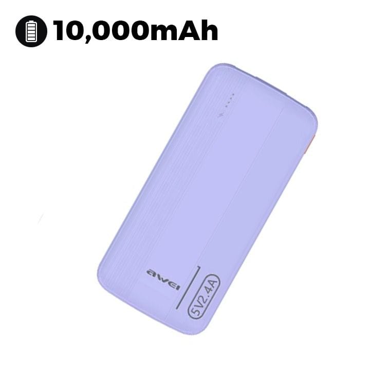 Awei P20K Power Bank 10000mAh Purple | P20K