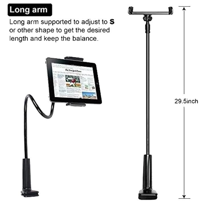 Awei Flexible Desk Mount Mobile Holder - Black | X3