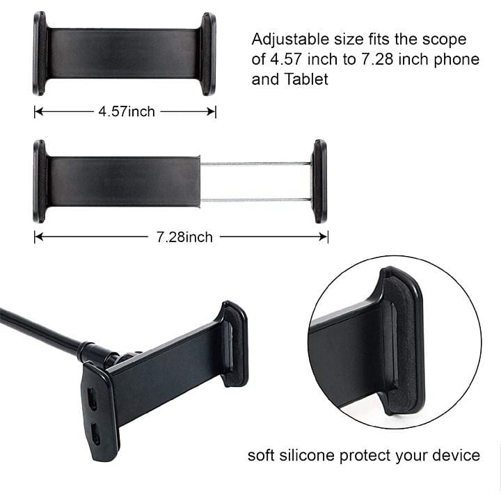 Awei Flexible Desk Mount Mobile Holder - Black | X3