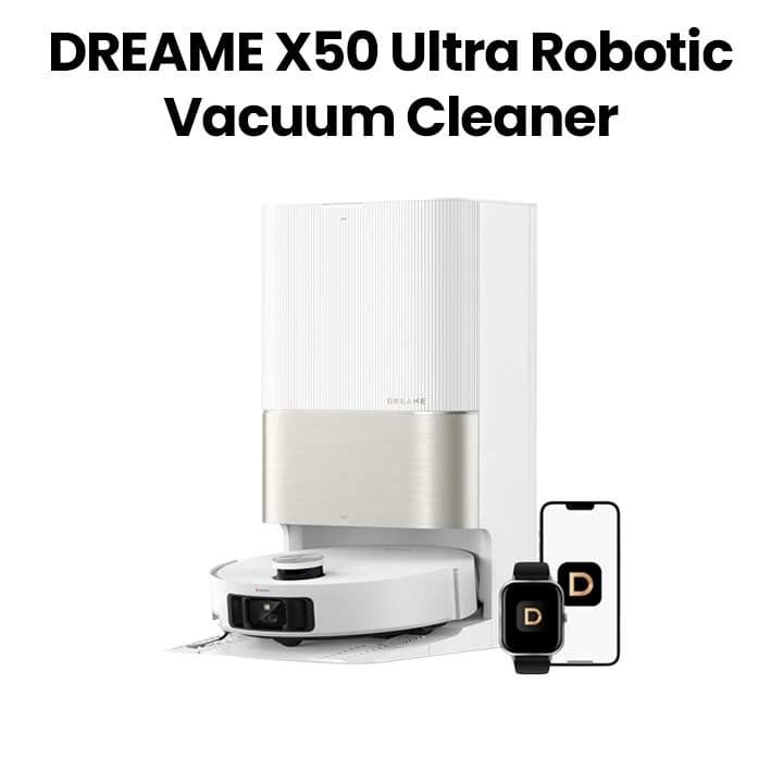 ‑ دريمي X50 Ultra مكنسة روبوت | أبيض | RLX85CE4