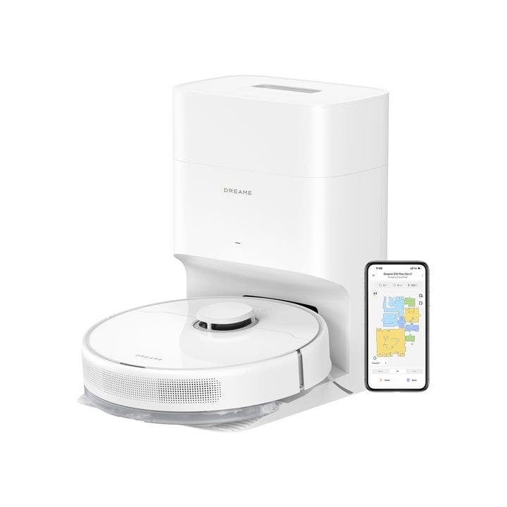Dreame D10 Plus Gen 2 Robot Vacuum Cleaner, Powerful Carpet Care, Easy Cleaning Adaptation, Intelligent Mapping And Obstacle Avoidance - White - RLD32GD