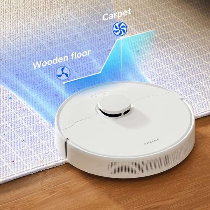 Dreame D10 Plus Gen 2 Robot Vacuum Cleaner, Powerful Carpet Care, Easy Cleaning Adaptation, Intelligent Mapping And Obstacle Avoidance - White - RLD32GD