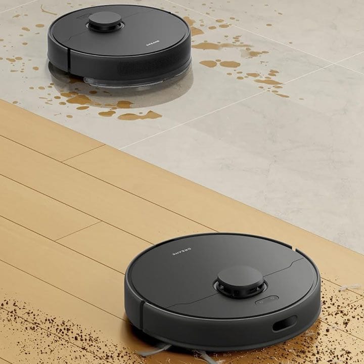 Dreame D9 Max Gen 2 Robot Vacuum Cleaner, Dual Smart Brushes, All-in-One PowerDock, Pet-Friendly Smart Control - Black - RLD34GA