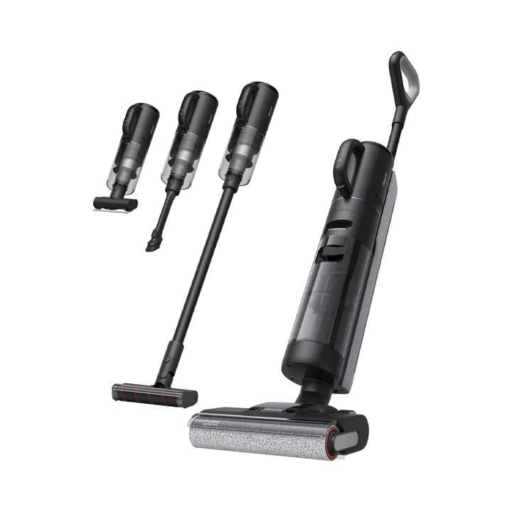 Dreame H12 Dual Wet Dry Vacuum Cleaner, Edge-To-Edge Cleaning, Advanced Mess Detection, No Mold, Mildew, Nasty Odors - Black - HHV4