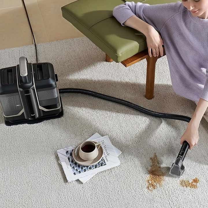 Dreame Portable Carpet Spot Cleaner, Hot Water Stain Removal, Versatile Multi-Surface Cleaning Tools, Lightweight And Ergonomic Design - Black - N10