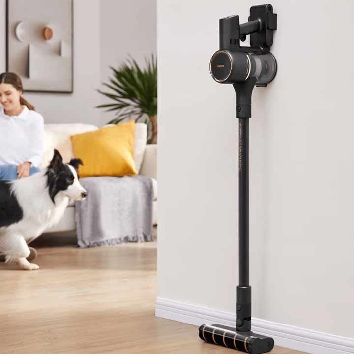 Dreame R10 Pro Cordless Stick Vacuum Cleaner, Powerful And Long-Lasting Suction, Dual Brush Head Design, Refined Filtration Technology - Black - VTV41B