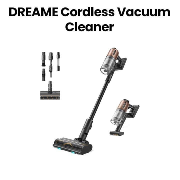 Dreame Z20 Cordless Stick Vacuum Cleaner, Powerful Suction, Extended Runtime, Smart Cleaning Technology, Versatile And Effortless Cleaning - Black - VZV22A
