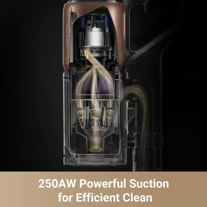 Dreame Z20 Cordless Stick Vacuum Cleaner, Powerful Suction, Extended Runtime, Smart Cleaning Technology, Versatile And Effortless Cleaning - Black - VZV22A