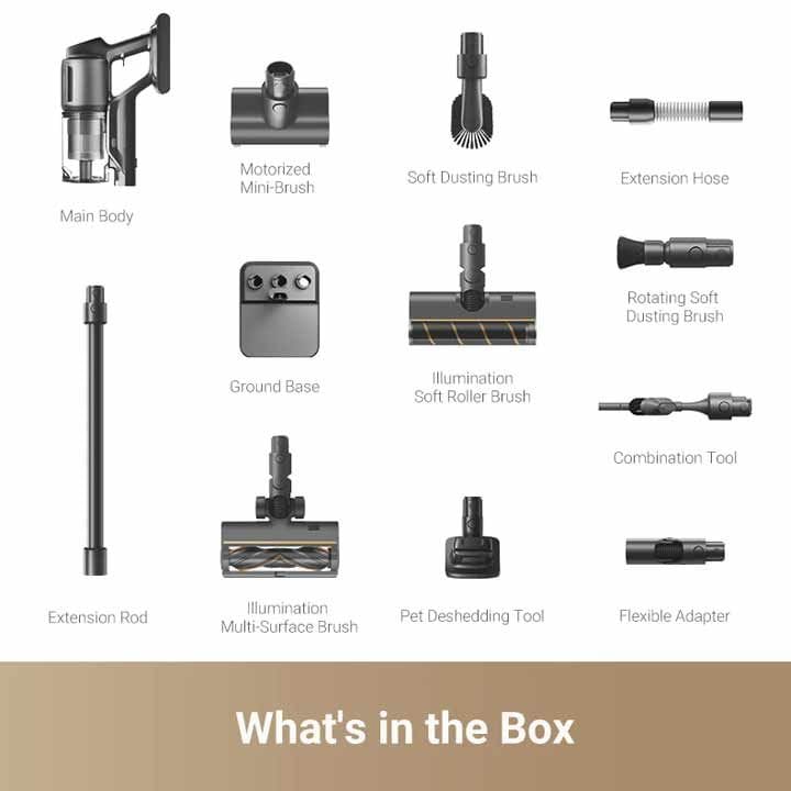 ‑ دريمي Z30 مكنسة عصا لاسلكية | أسود | VZVZ23A