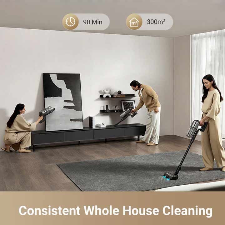 ‑ دريمي Z30 مكنسة عصا لاسلكية | أسود | VZVZ23A