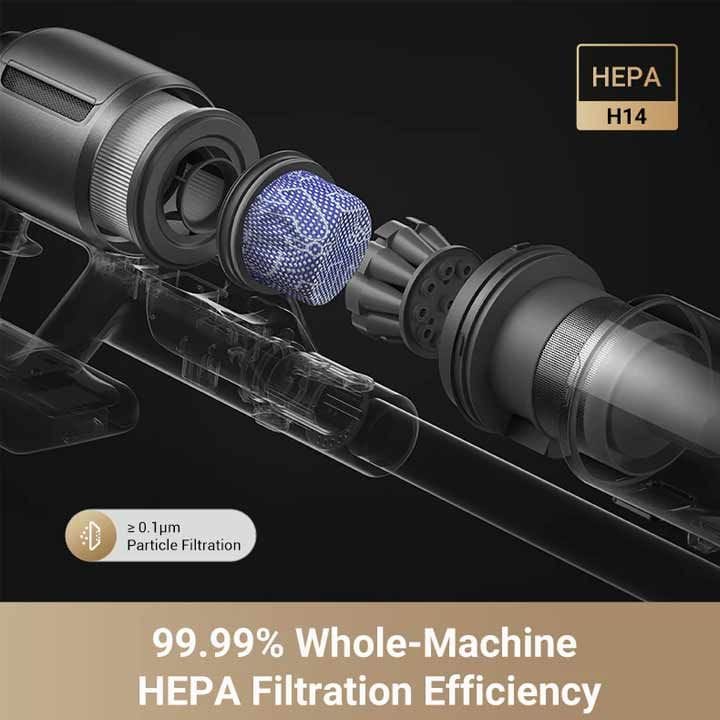 ‑ دريمي Z30 مكنسة عصا لاسلكية | أسود | VZVZ23A