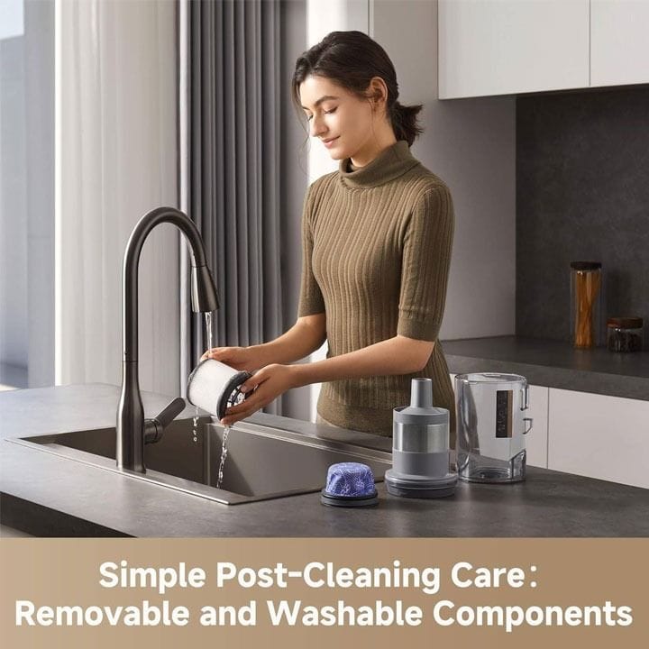 Dreame R20 Ultra Cordless Stick Vacuum Cleaner 210AW Suction, 90min Runtime, Smart Dirt Detection, Anti-Tangle Omni-Brush, LED Display | Black-VRV57F