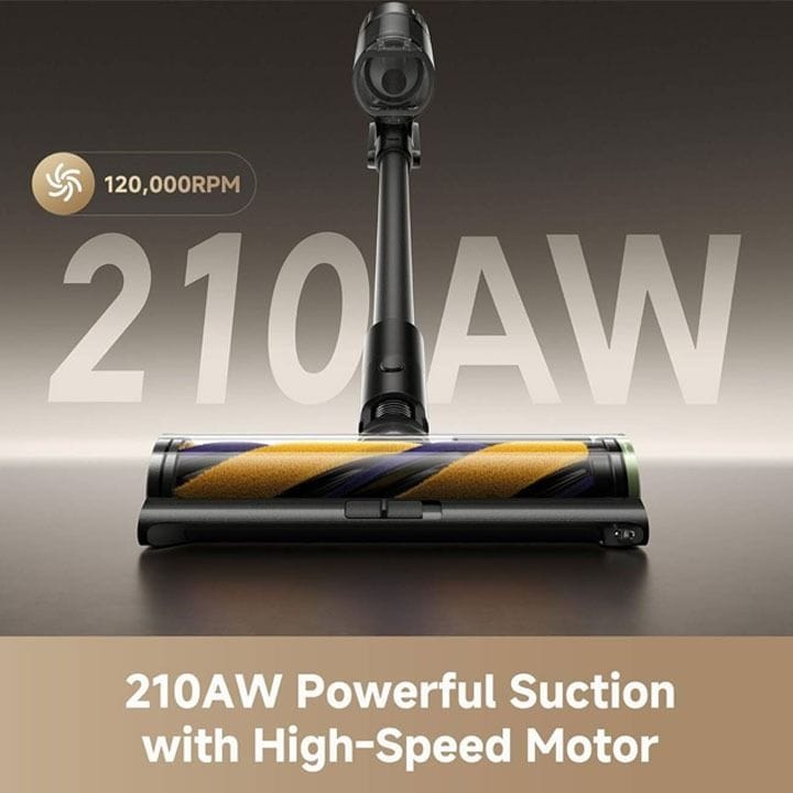 Dreame R20 Ultra Cordless Stick Vacuum Cleaner 210AW Suction, 90min Runtime, Smart Dirt Detection, Anti-Tangle Omni-Brush, LED Display | Black-VRV57F